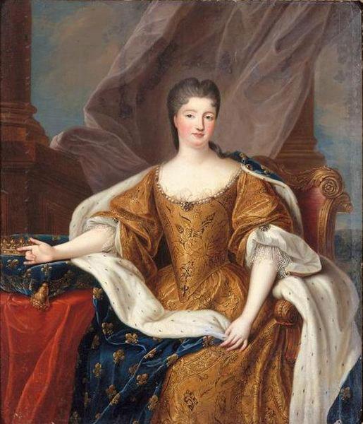 unknow artist Portrait Marie Anne de Bourbon as Princess of Conti oil painting image